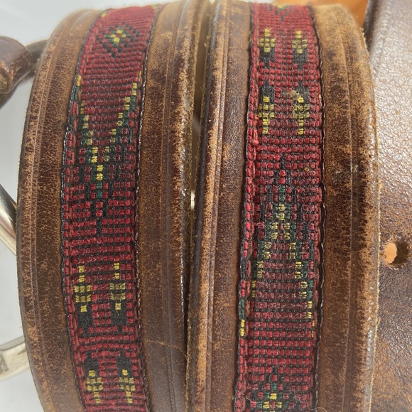 Vintage Leather Buffalo Nickle Belt - Picture 5 of 9